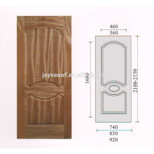 Высококачественный натуральный тиковый шпон MDF / HDF дверная обшивка